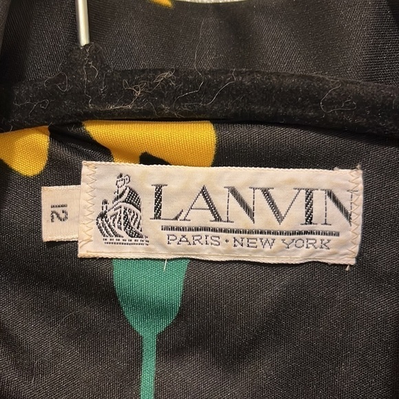 1970’S Vintage Lanvin Dress complete with original belt  and scarf - Picture 3 of 7